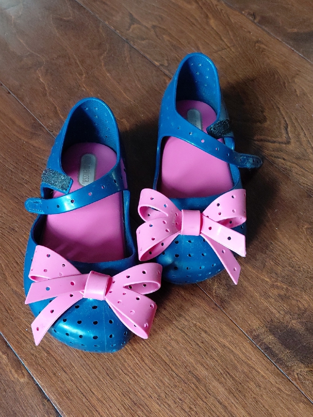 Navy & Pink Bow Mini Melissa